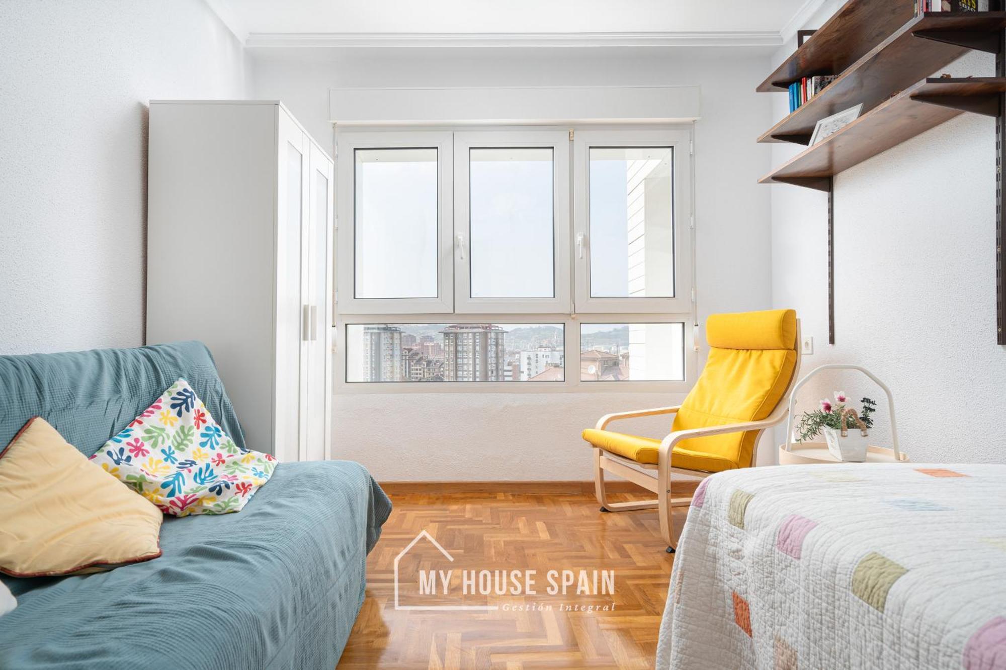 Myhousespain - Luminoso Piso Junto Al Centro Gijón Exteriör bild